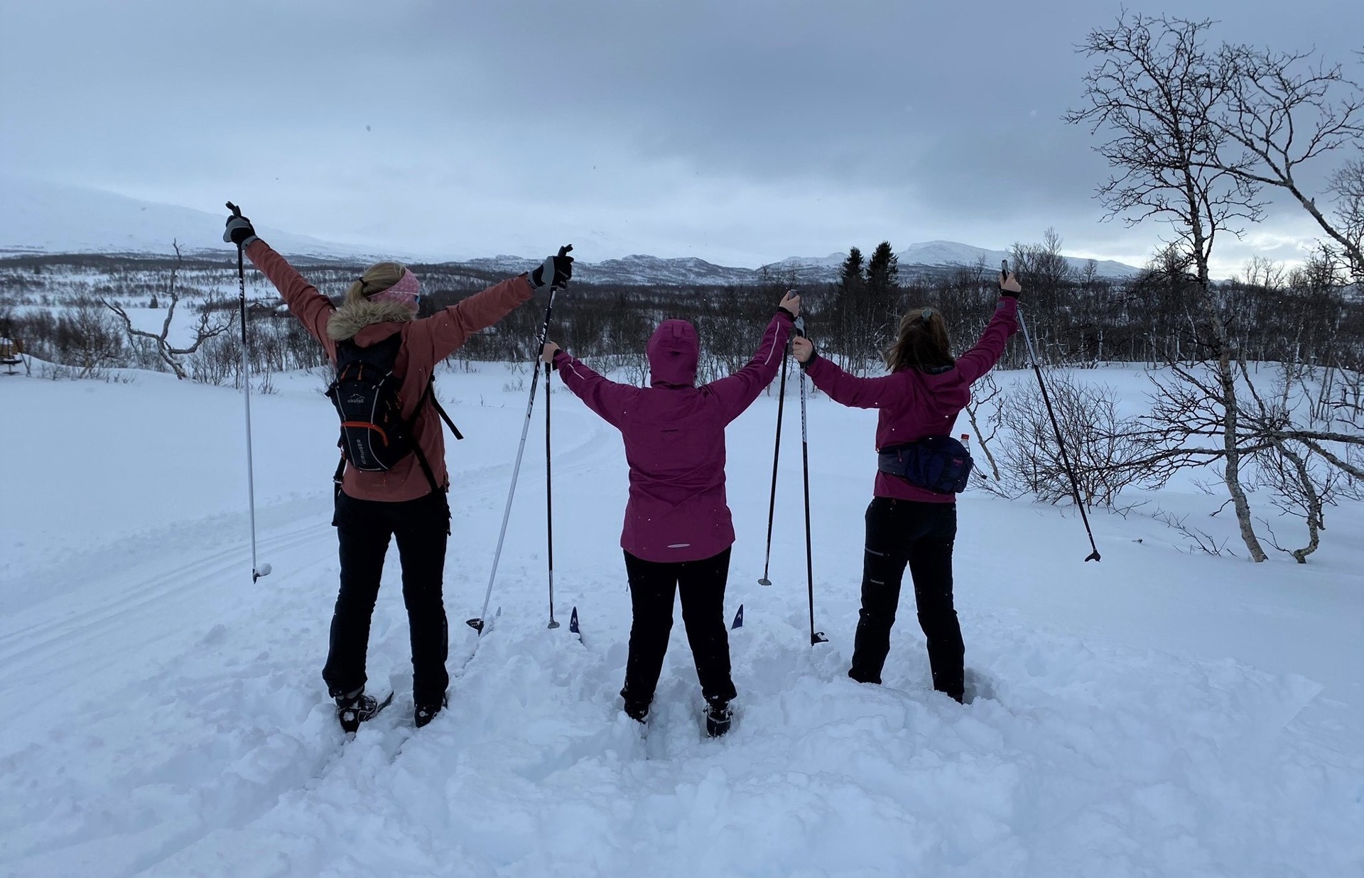 Studentene dro på tur