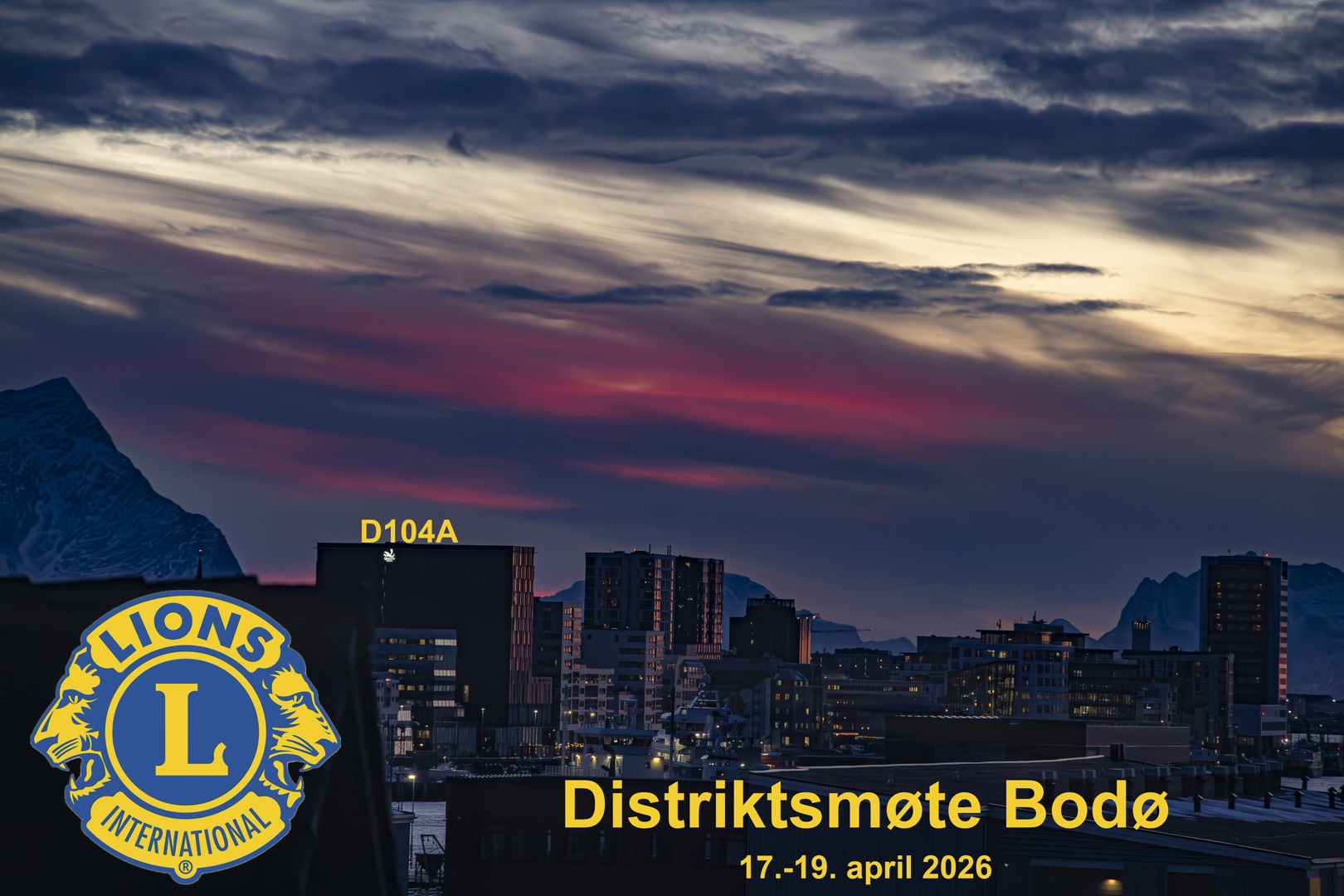 Invitasjon Distriktsmøte 2026 D104A